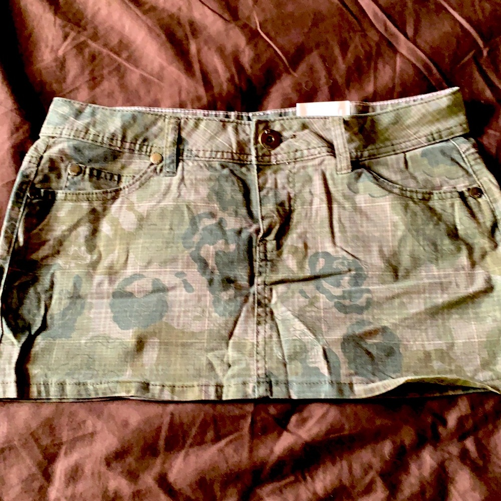 Arizona Green Mini Skirt